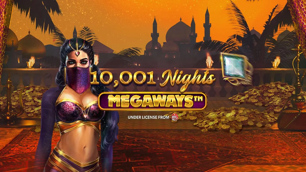 Visuel officiel de 10,001 Nights Megaways (Red Tiger)