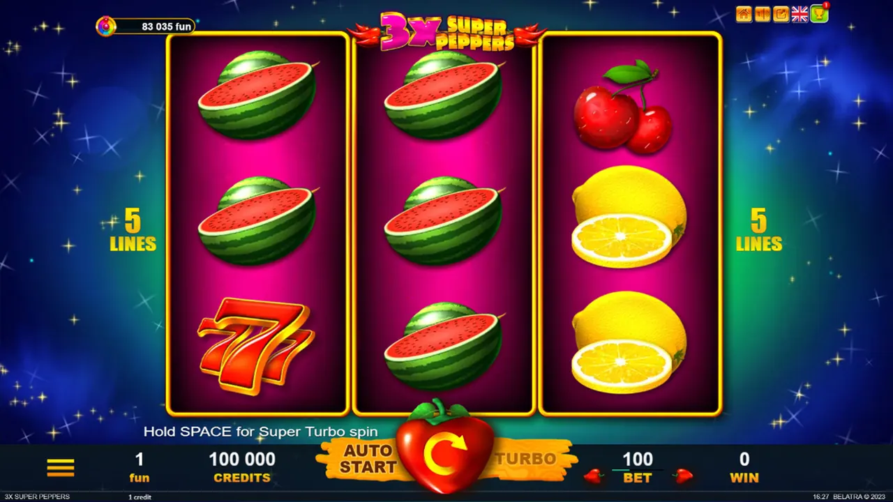 Visuel officiel de 3x Super Peppers (Belatra Games)