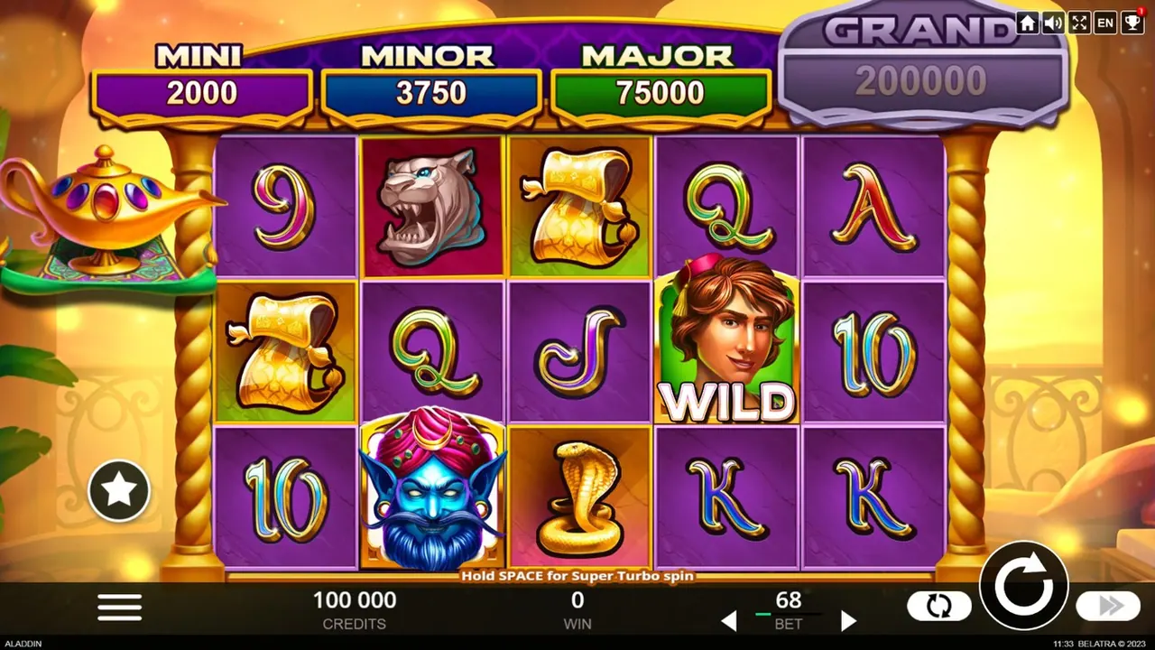 Visuel officiel de 4 Secrets of Aladdin (Belatra Games)