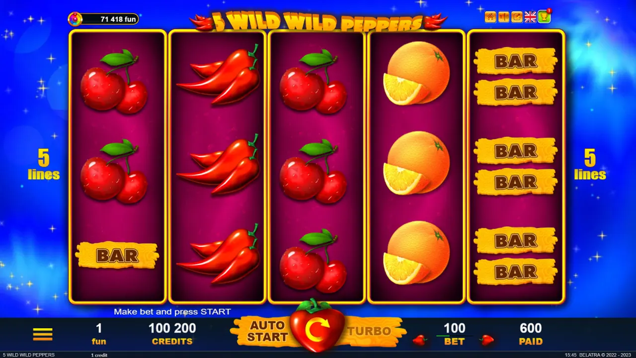 Visuel officiel de 5 Wild Wild Peppers (Belatra Games)