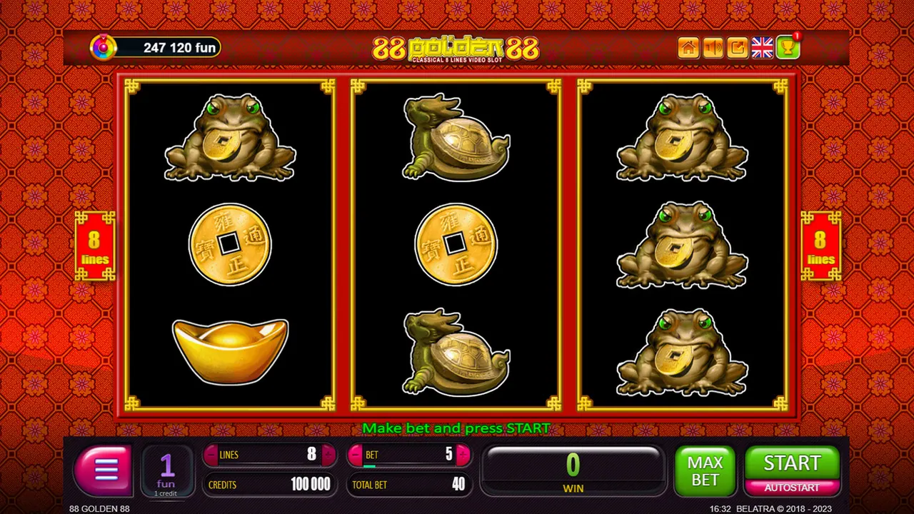Visuel officiel de 88 Golden (Belatra Games)