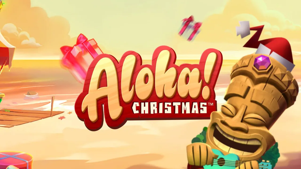 Visuel officiel de Aloha! Christmas (NetEnt)