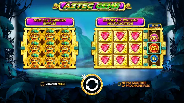 Aztec Gems, machines à sous pierres précieuses