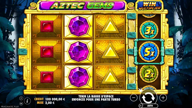 Aztec Gems : écran de jeu n°2