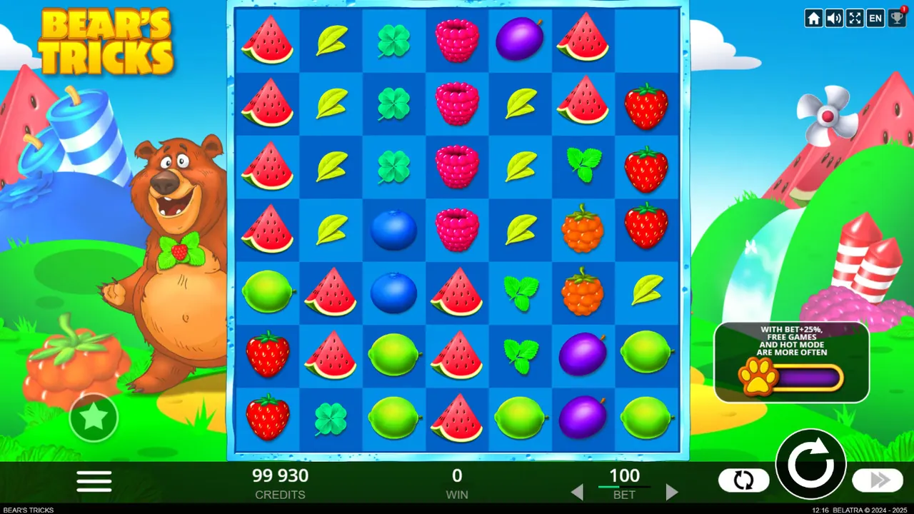 Visuel officiel de Bear's Tricks (Belatra Games)