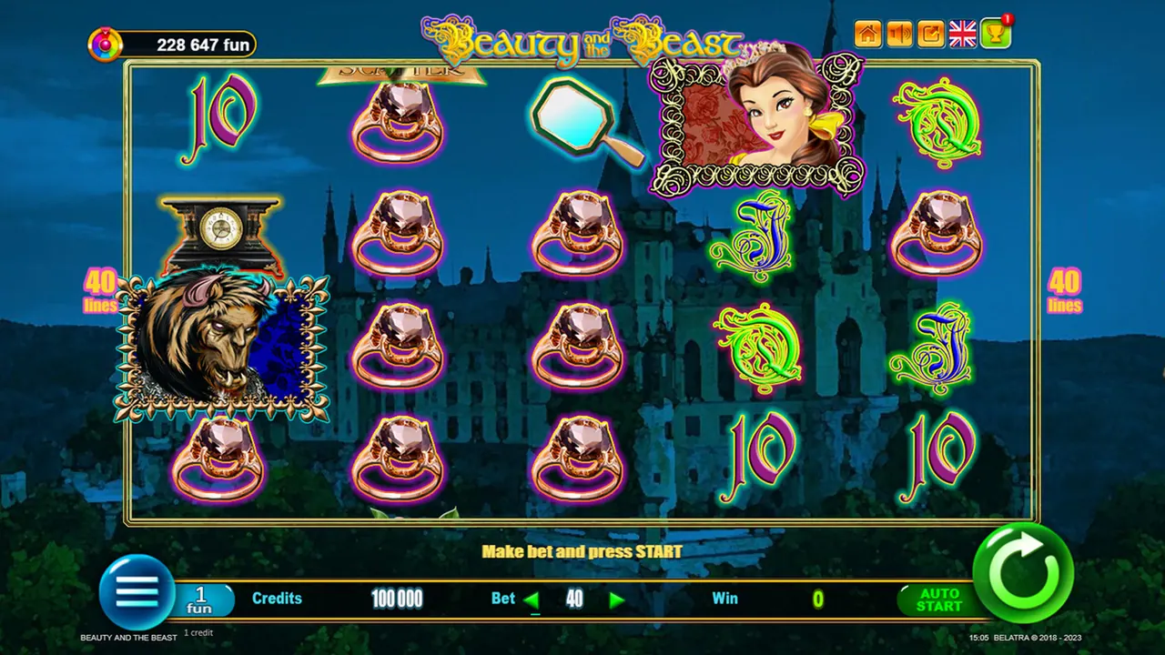 Visuel officiel de Beauty and the Beast (Belatra Games)