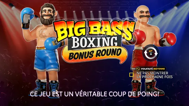 Big Bass Boxing Bonus Round : écran de jeu n°2