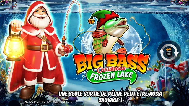 Big Bass Christmas - Frozen Lake, machines à sous Noël et hiver