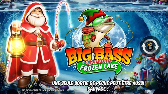 Big Bass Christmas - Frozen Lake : écran de jeu n°2