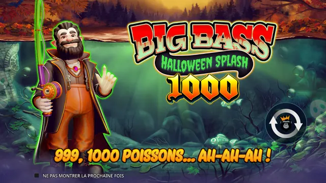 Big Bass Halloween Splash 1000 : écran de jeu n°2