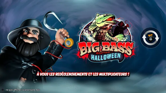 Big Bass Halloween : écran de jeu n°2