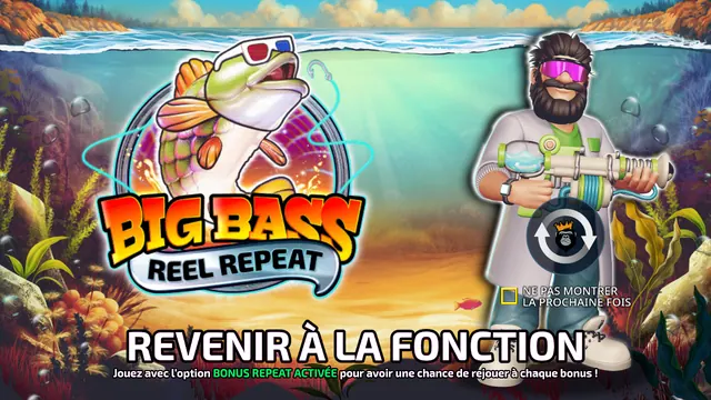 Big Bass Reel Repeat : écran de jeu n°2