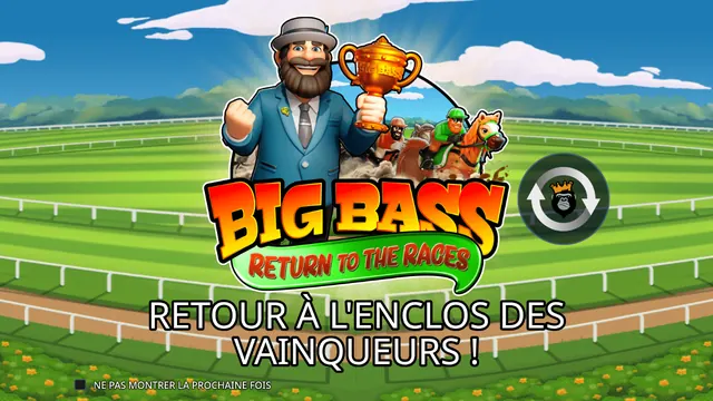 Big Bass Return to the Races : écran de jeu n°2