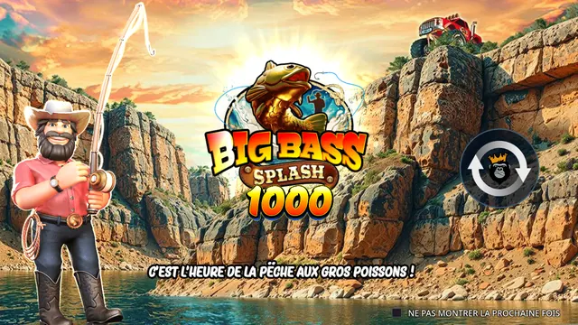 Big Bass Splash 1000 : écran de jeu n°2