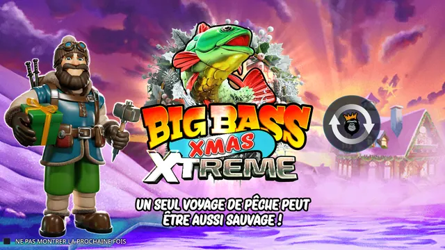 Big Bass Xmas Extreme : écran de jeu n°2