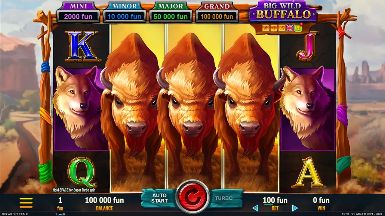 Visuel officiel de Big Wild Buffalo (Belatra Games)