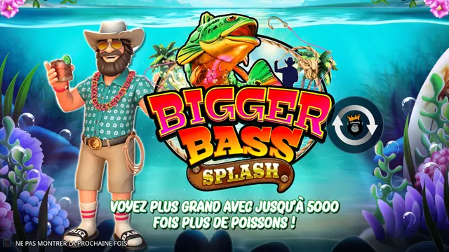 Bigger Bass Splash : écran de jeu n°2