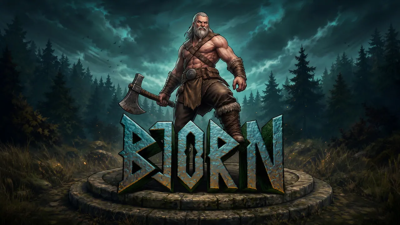 Visuel officiel de Bjorn (Thunderkick)