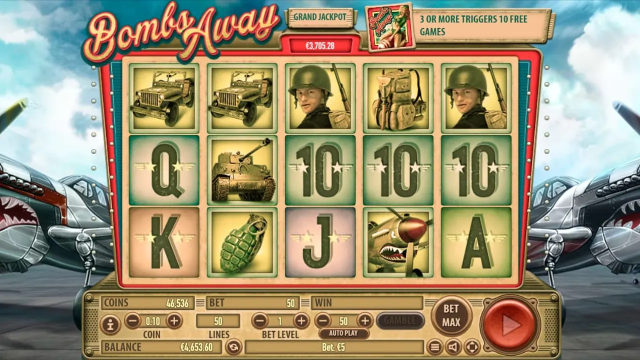 Visuel officiel de Bombs Away (Habanero)