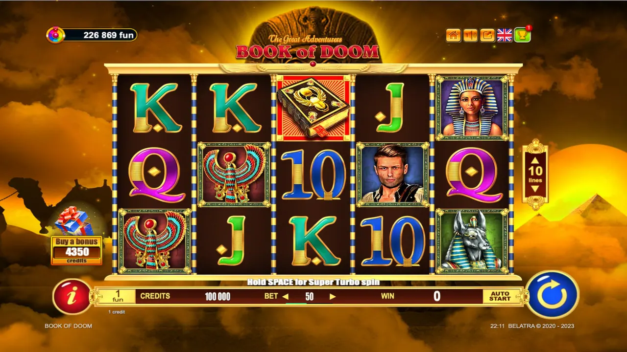 Visuel officiel de Book of Doom (Belatra Games)