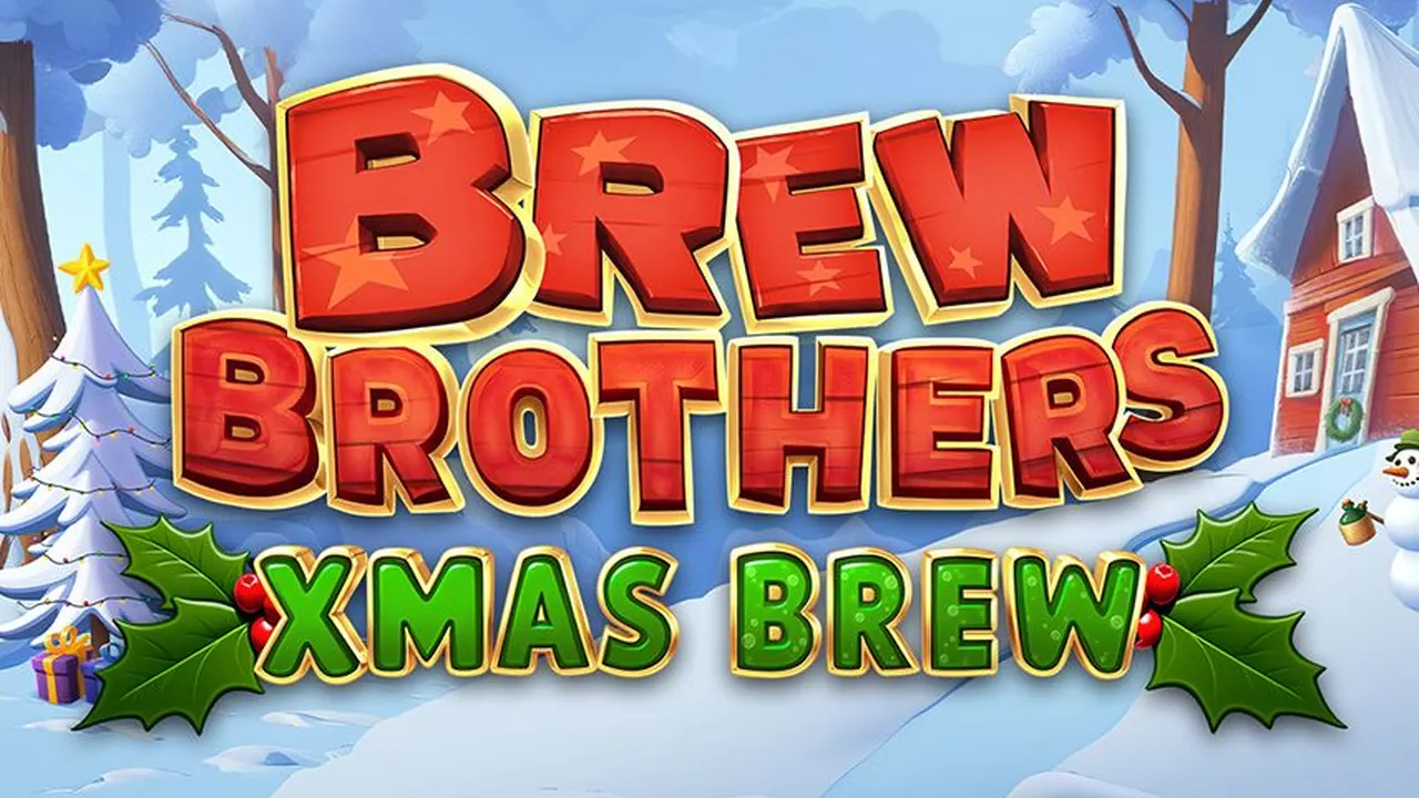Visuel officiel de Brew Brothers - Xmas Brew (Slotmill)