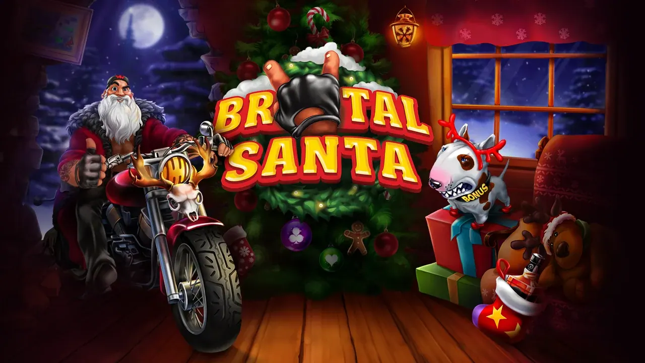 Visuel officiel de Brutal Santa (Evoplay)