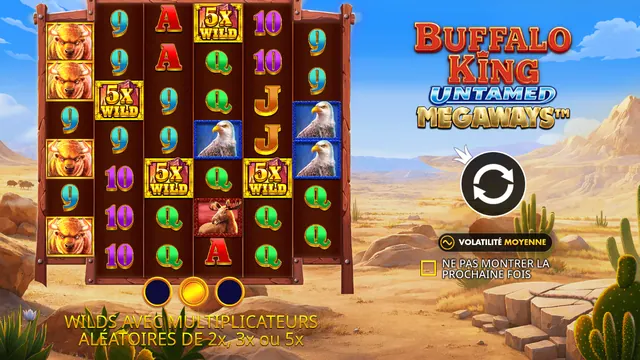 Buffalo King Untamed Megaways : écran de jeu n°2
