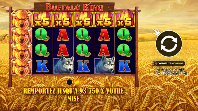 Buffalo King : écran de jeu n°2