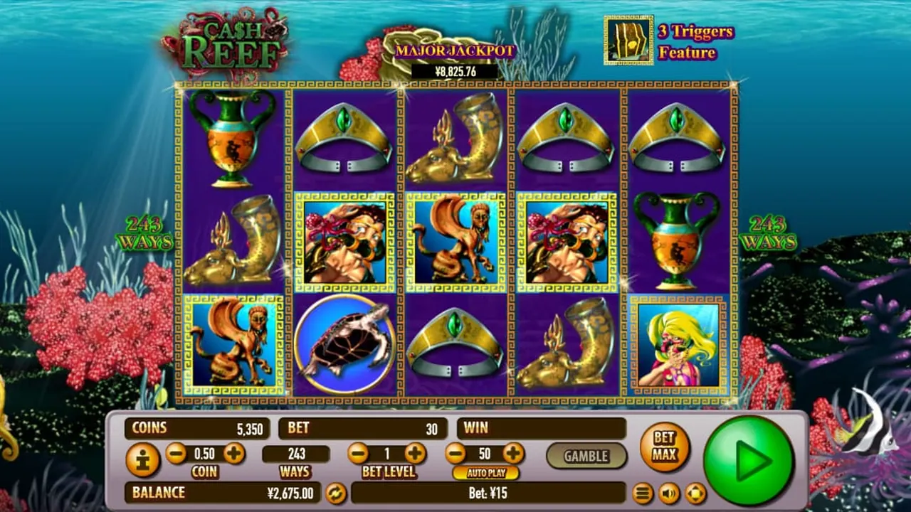 Visuel officiel de Cash Reef (Habanero)
