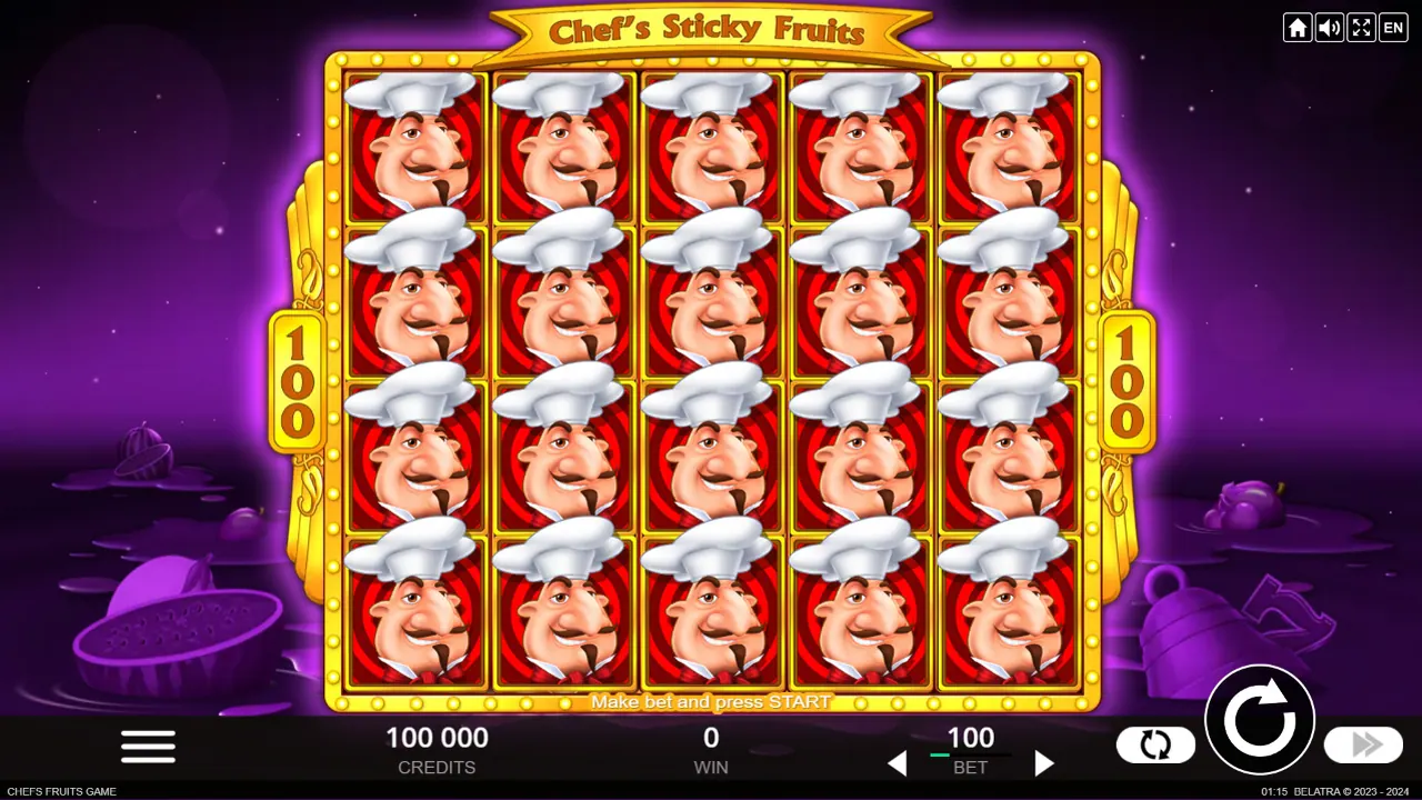 Visuel officiel de Chef's Sticky Fruits (Belatra Games)