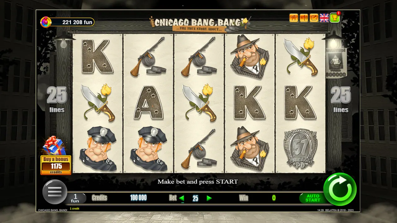 Visuel officiel de Chicago Bang, Bang! (Belatra Games)