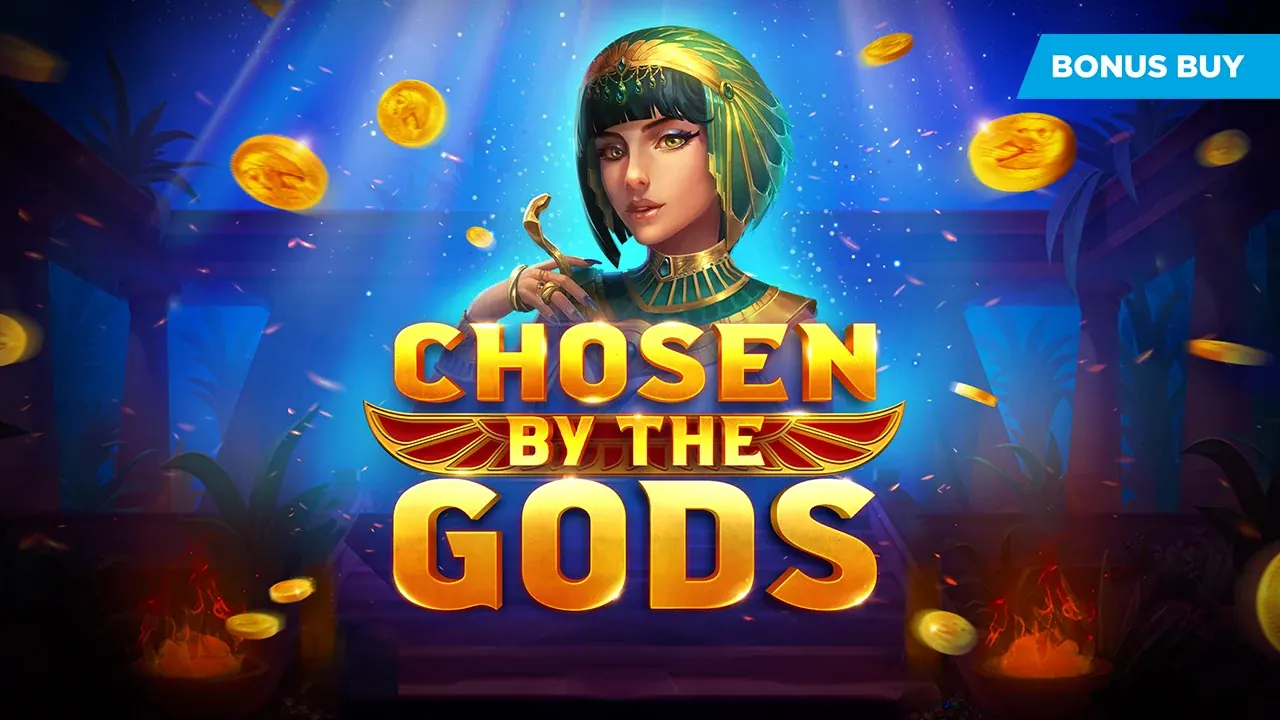 Visuel officiel de Chosen by the Gods (Evoplay)