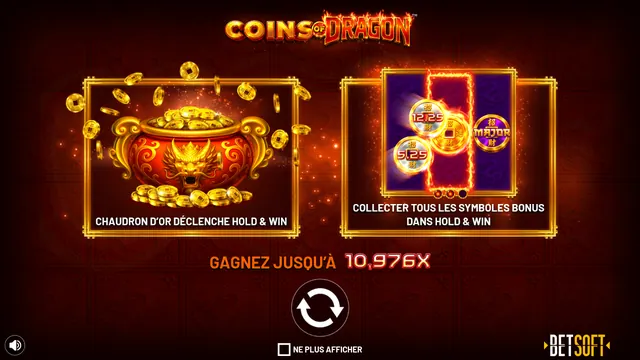 Coins of Dragon - Hold & Win : écran de jeu n°1