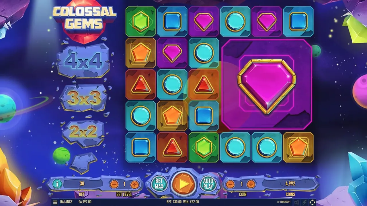 Visuel officiel de Colossal Gems (Habanero)