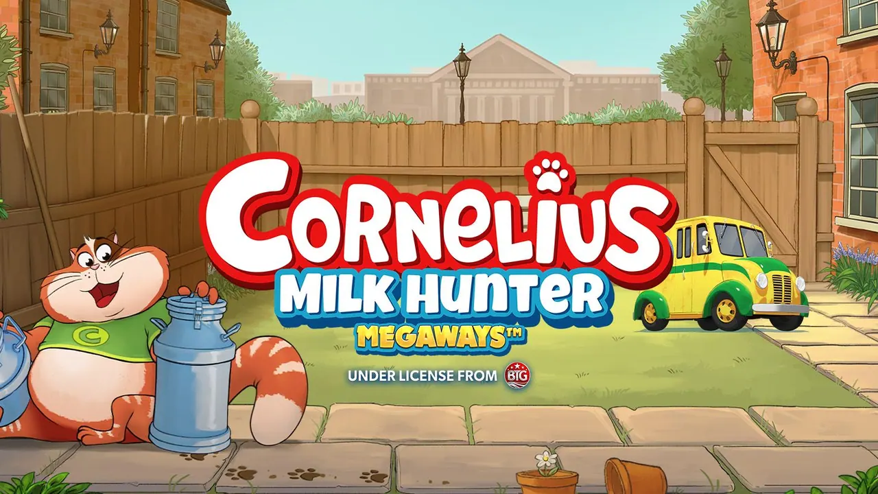 Visuel officiel de Cornelius Milk Hunter Megaways (NetEnt)
