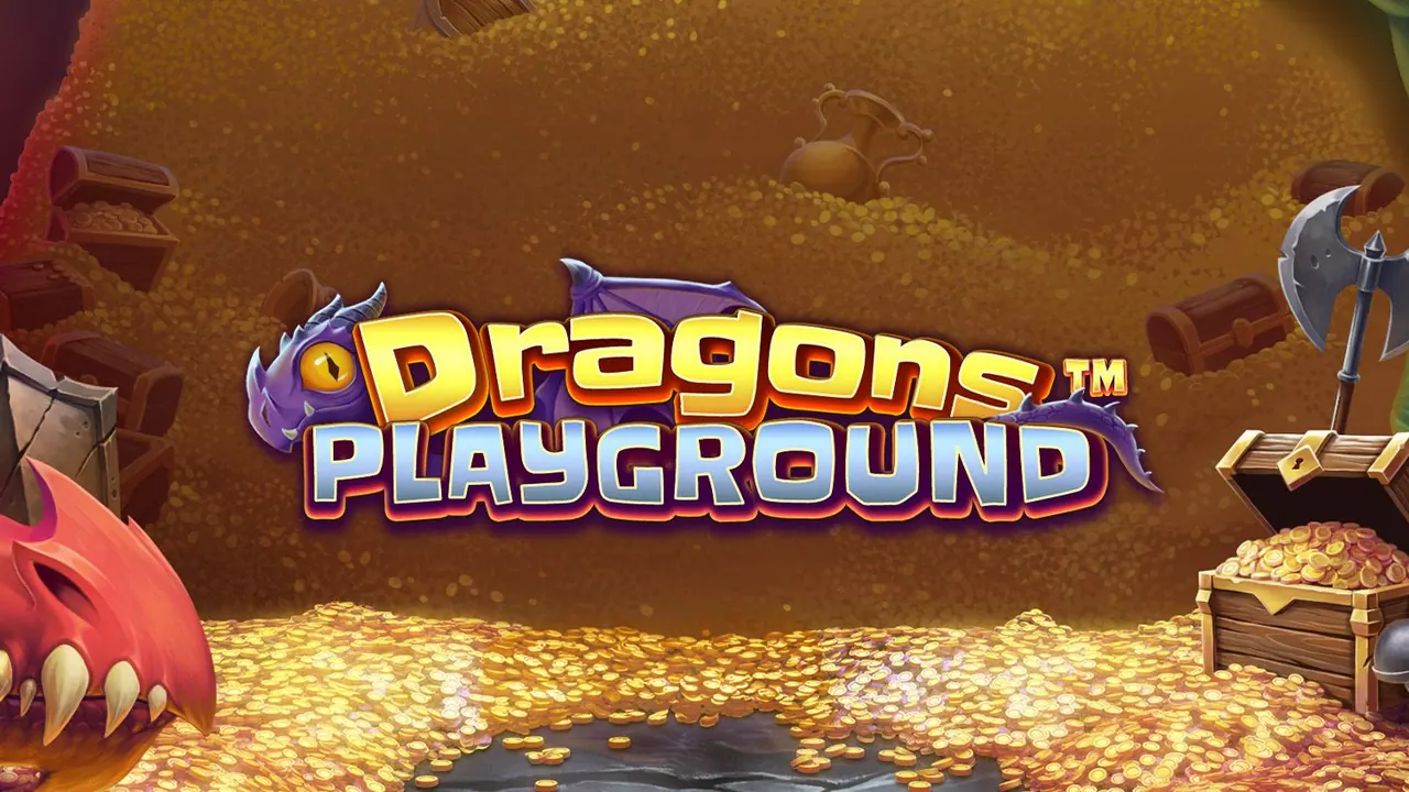 Visuel officiel de Dragons Playground (NetEnt)