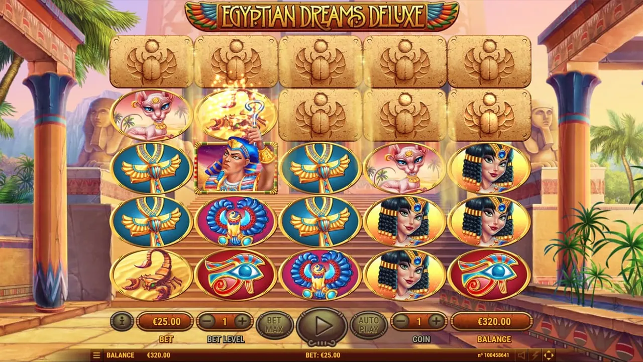 Visuel officiel de Egyptian Dreams Deluxe (Habanero)