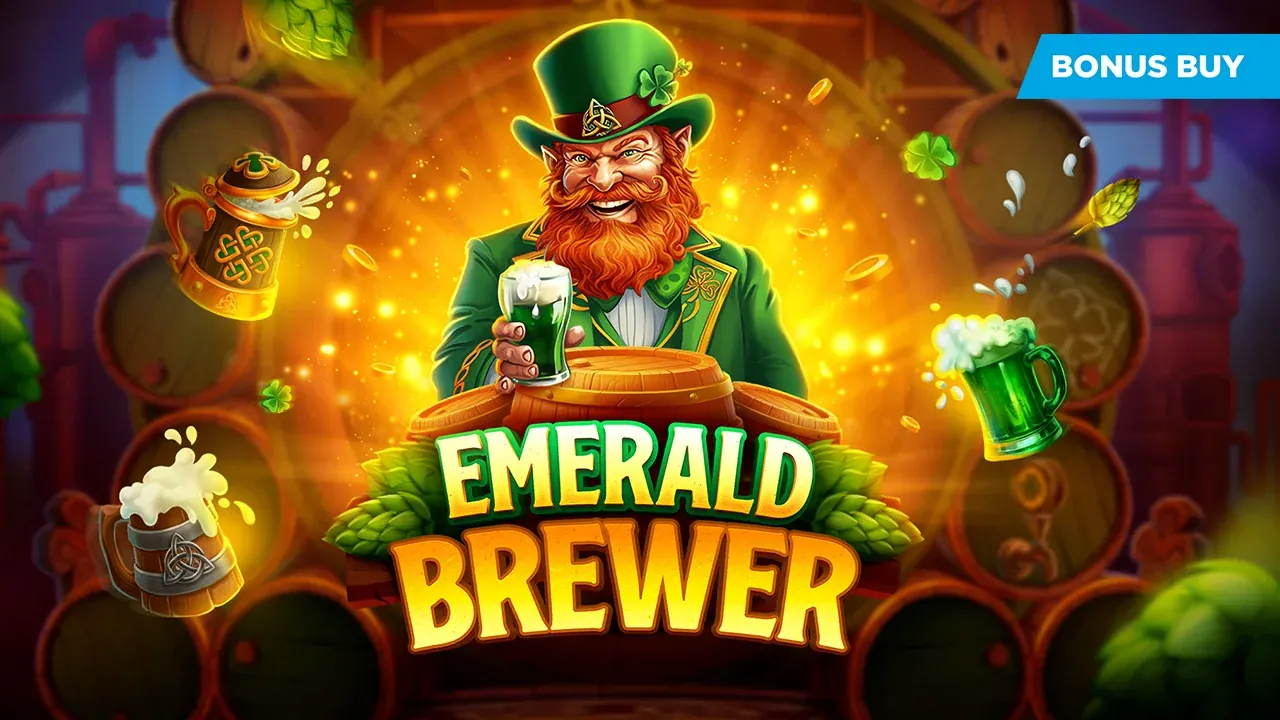 Visuel officiel de Emerald Brewer (Evoplay)