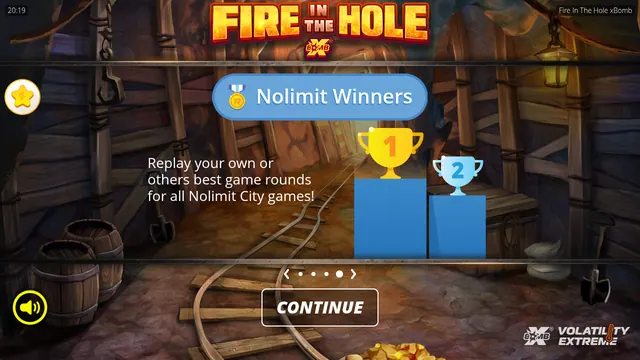 Fire In The Hole, machines à sous Nolimit City