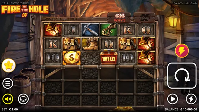 Fire In The Hole : écran de jeu n°2