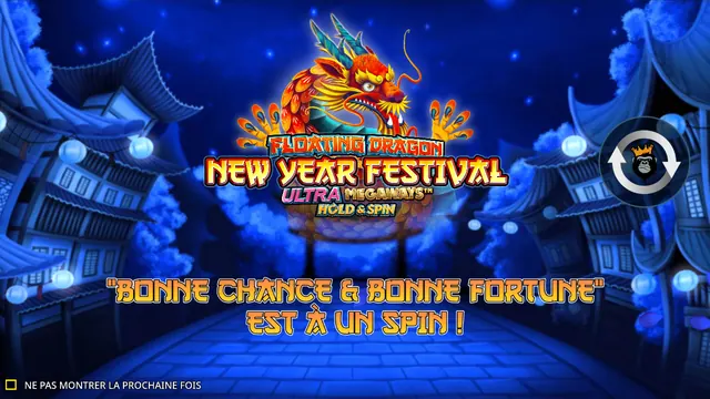 Floating Dragon New Year Festival Ultra Megaways Hold & Spin, machines à sous dragons