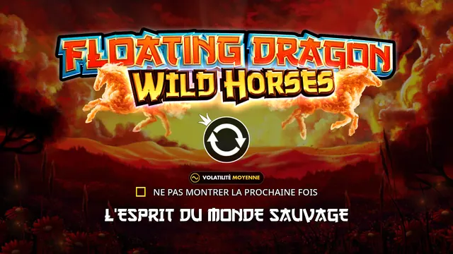 Floating Dragon Wild Horses, machines à sous dragons