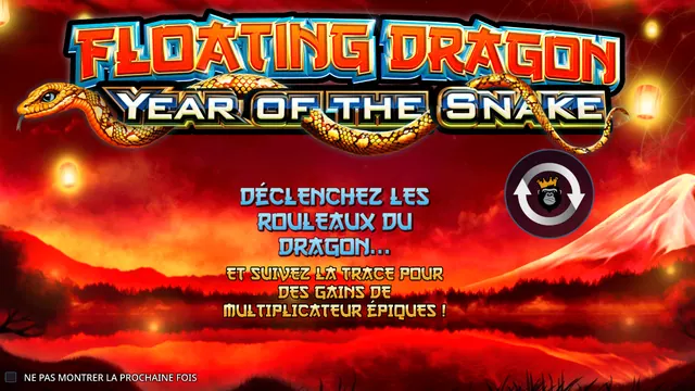 Floating Dragon - Year of the Snake, machines à sous dragons