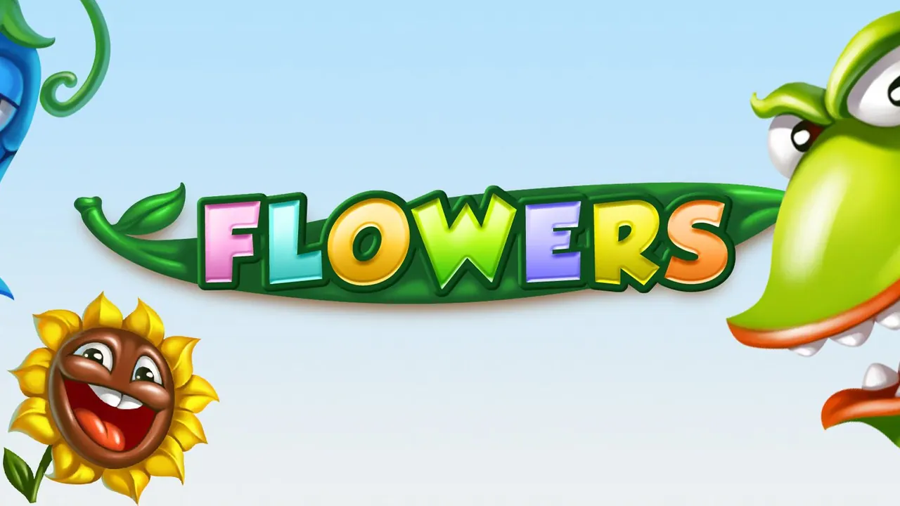 Visuel officiel de Flowers (NetEnt)