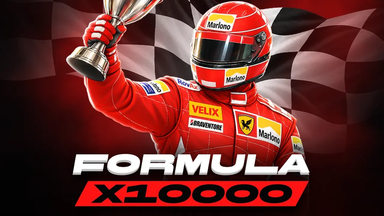 Visuel officiel de Formula x10000 (BGaming)