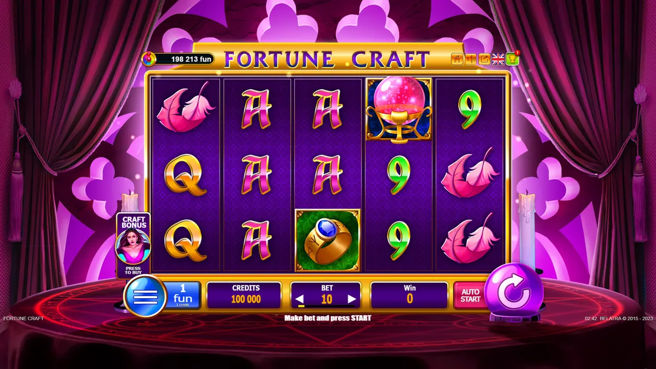 Visuel officiel de Fortune Craft (Belatra Games)