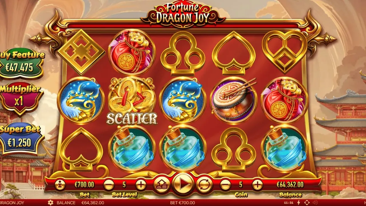 Visuel officiel de Fortune Dragon Joy (Habanero)