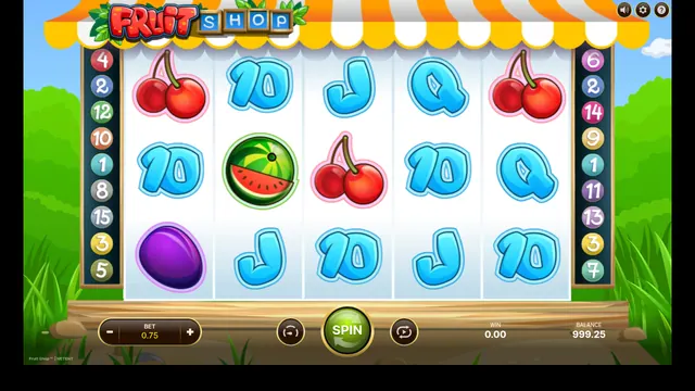 Fruit Shop : écran de jeu n°2