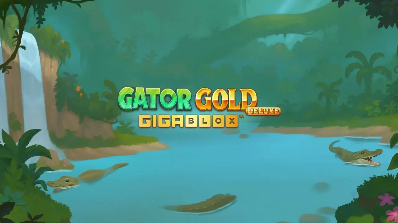 Visuel officiel de Gator Gold Deluxe GigaBlox (Yggdrasil)