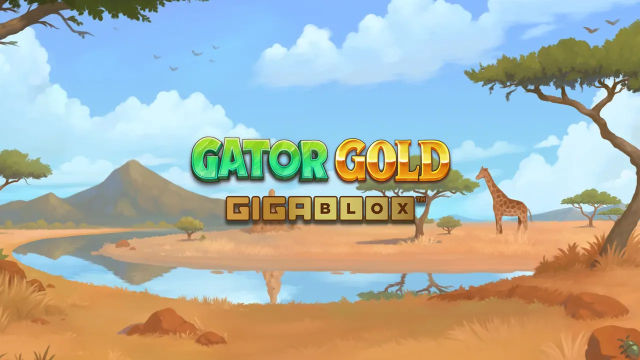 Visuel officiel de Gator Gold GigaBlox (Yggdrasil)